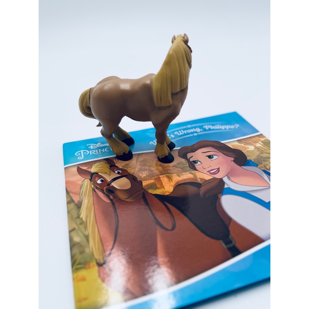 Disney Princess Philippe Horse Figure and Beauty and the Beast Storybook Set - Picture 4 of 5